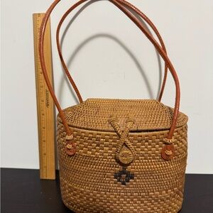 Handcrafted Tan Woven Bag